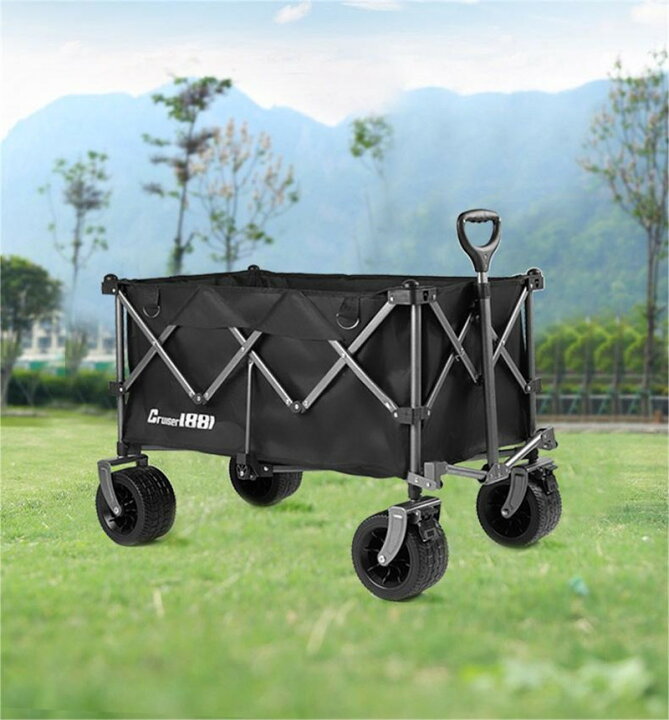 楽天市場】キャリーワゴン 大容量200L 大型タイヤ 耐荷重150kg 自立 