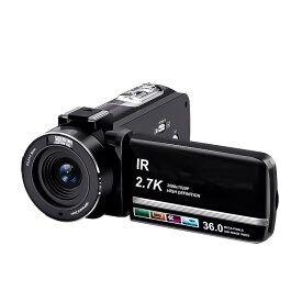 デジタル ビデオカメラ レコーダー デジカメ HD ハイビジョン 小型 赤外線暗視 動作探知 高画質 3.0インチ 液晶タッチパネル 笑顔検知 32GB 軽い 初心者向け 操作簡単 プレゼント