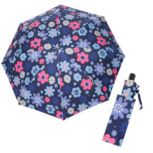 カサノヴァ 晴雨兼用折りたたみ傘 (マーガレットピースブルーピンク)