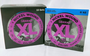 GLM^[  __I ( Daddario M^[) EXL120 Super Light Gauge (X[p[CgQ[W)