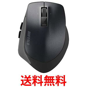 バッファロー BSMBB500LBK Bluetooth 無線 ワイヤレスマウス プレミアムフィット ブラック BlueLED光学式 Lサイズ 送料無料 【SK00703】