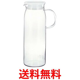 イワキ KT294-W ホワイト 耐熱ガラス ピッチャー 冷水筒 1L 麦茶 お茶 ポット iwaki 送料無料 【SK01172】