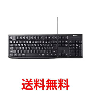 obt@[ BSKBU100BK USBڑ LX^_[hL[{[h ubN BUFFALO  ySK03348z