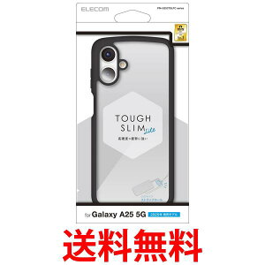�G���R�� PM-G253TSLFCBK Galaxy A25 5G SC-53F �P�[�X �n�C�u���b�h �J�o�[ �Ռ��z�� �y�� �u���b�N ELECOM �������� �ySK04061�z