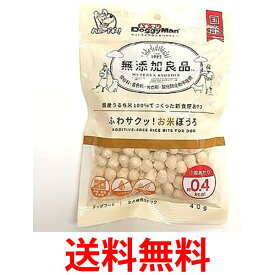 ドギーマンハヤシ 無添加良品 ふわサクッ!お米ぼうろ 40g 犬用おやつ 送料無料 【SK05160】