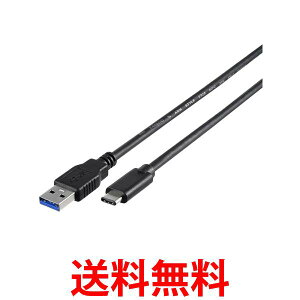 �o�b�t�@���[ BSUAC31110BK �u���b�N USB3.1 Gen1�P�[�u��(AtoC)1m BUFFALO �������� �ySK05538�z