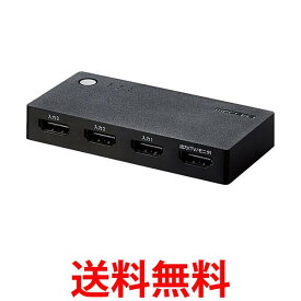 エレコム DH-SWL3BK HDMI切替器 3入力 1出力 ブラック 3ポート ケーブルなしモデル 送料無料 【SK05701】
