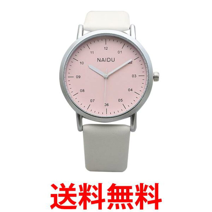 ピンクレザー アナログ腕時計 ホワイト文字盤（グッチ GUCCI 時計 G 