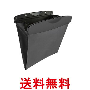 ゴミ箱 車 ブラック フック&マジックテープ固定 スリムデザイン 《専用袋20枚付き》 車内用 ごみ箱 ブラック コンパクト (管理S) 送料無料 【SK07461】