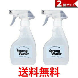 ウイルス対策 除菌スプレー ストロングウォーター 300ml 2個セット 強アルカリイオン電解水 イオン電解水 アルカリ電解水 高濃度アルカリ 油汚れ 汚れ落とし 消臭 除菌 車 ソファ トイレ 浴室 Ph13.1 掃除 洗剤 【SK10298】