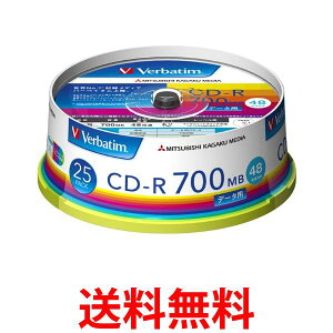o[xC^ SR80FP25V1 CD-R f[^p 700MB 48{ zCgv^u 25pbN Verbatim  ySK10794z