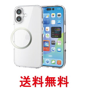 �G���R�� PM-A25AHVCKCR iPhone 17 �P�[�X �n�C�u���b�h �J�o�[ �N���A ���C�z���Ή����^���X�e�b�J�[�t ELECOM �������� �ySK11182�z