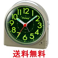 MAG(マグ) T-730 CGM-Z シャンパンゴールド 目覚まし時計 置き時計 小型 小さい アナログ アラーム スヌ…