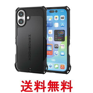 �G���R�� PM-A25AZEROMGBK iPhone 17 �P�[�X �J�o�[ �n�C�u���b�h �Ռ��z�� ZEROSHOCK MAGKEEP ���C�����X�[�d�Ή� ELECOM �������� �ySK12901�z