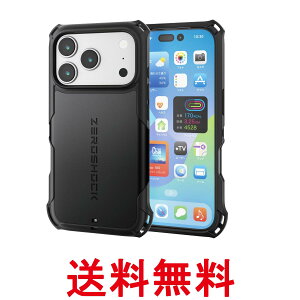 �G���R�� PM-A25CZEROBK iPhone 17 Pro �P�[�X �J�o�[ �Ռ��z�� ZEROSHOCK �n�C�u���b�h �X�g���b�v�z�[���t ELECOM �������� �ySK13145�z