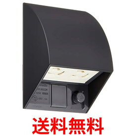 パナソニック WK4602BK ブラック スマート接地防水ダブルコンセント2個口 アースターミナル付 送料無料 【SK17205】