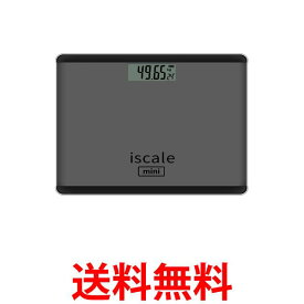 体重計 薄型 シンプル デジタル コンパクト ヘルスメーター おしゃれ ブラック (管理S) 送料無料 【SK19121】
