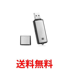 USB型 ボイスレコーダー 8GB ICレコーダー 小型 軽量 長時間 操作簡単 携帯便利 USBメモリ 大容量 ブラック (管理S) 送料無料 【SK19187】