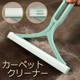 ペット カーペット クリーナー カーペットクリーナー グリーン ペットの毛取り ペットの毛 ペット用品 毛玉 毛玉取り (管理S) 送料無料 【SK19640】