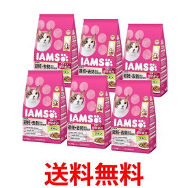 6個セット マースジャパン アイムスキャットフード 成猫用 避妊・去勢後の健康維持 チキン 1.5kg ドライフード IAMS MARS 送料無料 【SK24830】