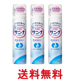 3個セット 花王 薬用 泡サニーナ 70g 送料無料 【SK26250】