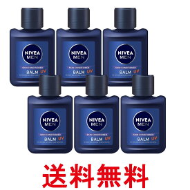 6個セット ニベアメン スキンコンディショナーバームUV 110ml 乳液 メンズ乳液 SPF25 PA++ ノンアルコールタイプ 送料無料 【SK26338】