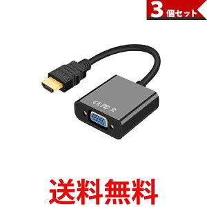 3Zbg HDMI to VGA ϊA_v^ ϊP[u D-SUB 15s 1080p HDTV vWFN^[ PC  ySK31478z