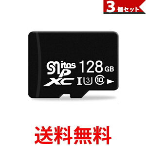 3Zbg 1Nۏؕt SDJ[h e128GB MicroSD[J[h }CN SDJ[h 128GB Class10 hR (ǗS) ySK31694z