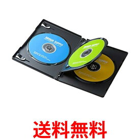 サンワサプライ DVD-TN3-03BKN DVDトールケース（3枚収納・3枚セット・ブラック） 送料無料 【SG42122】