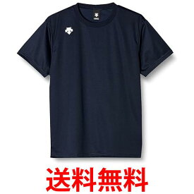 デサント 半袖シャツ ワンポイントハーフスリーブシャツ 吸汗 速乾 Uネイビー S 送料無料 【SG43978】
