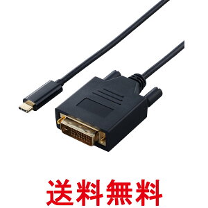 GR usb c ϊP[u 1m Type-C to DVI 24pin 1920×1080px ubN CAC-CDVI10BK2  ySG61282z