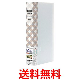 ナカバヤシ ポケットアルバム フォトホルダー L判 168枚 チェッククリア PHE1168A-C 送料無料 【SG64175】