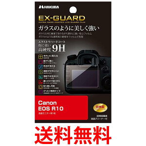 ハクバ EXGF-CAER10 デジタルカメラ液晶保護フィルム EX-GUARD キヤノン EOS R10 専用 液晶ガード 画面保護 高硬度9H 送料無料 【SG76734】