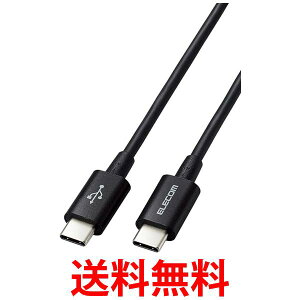 GR USB-C & USB-C P[u 30cm 60W USB PDΉ X _炩 fɋ USB2.0 ubN MPA-CCYS03NBK  ySG78630z