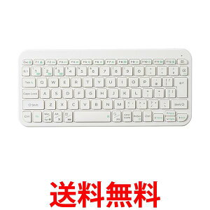 エレコム ワイヤレス キーボード ホワイト TK-TM10BPWH 送料無料 【SG83589】