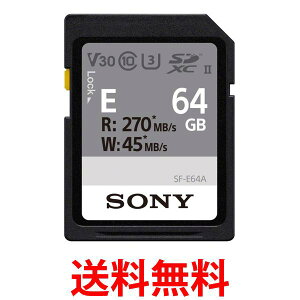 \j[ SONY SDXC [J[h 64GB SF-E64A Class10 UHS-IIΉ  ySG84706z