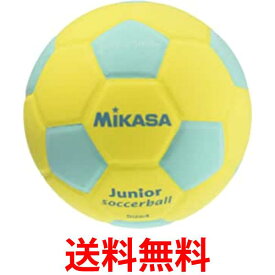 ミカサ(MIKASA) ジュニア サッカーボール 4号 スマイルサッカー (小学生用) 約180g イエロー/グリーン 貼りボール SF4J-YLG 送料無料 【SG86222】