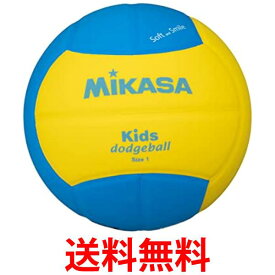 ミカサ(MIKASA) スマイル ドッジボール 1号 (幼児~小学生向け) 150g 黄/青 SD10-YBL 送料無料 【SG86225】