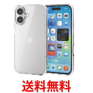�G���R�� iPhone 16 �P�[�X �N���A �w�ʍd�x5H �n�C�u���b�h �N���A PM-A24AHVCK2CR �������� �ySG89335�z