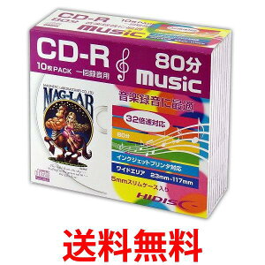 C HIDISC CD-R yp 80 32{Ή 10 CDR80ZZSBV300 5mmSlimP[X zCg Chv^u  ySG95342z