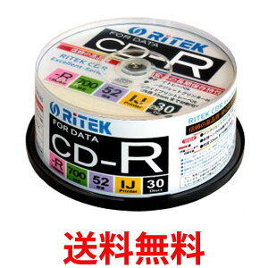RiTEK CD-R700EXWP.30RT C f-^p CD-R 700MB L^ v^u 52{  ySG98120z