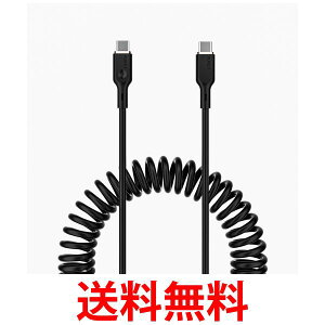 AUKEY USB Type-C to C P[u C-C ^CvC 1.5m Coiled Series CB-CC19 J[R[h ubN  ySG98230z