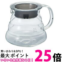 楽天市場】ハリオ hario v60 レンジサーバー360ml クリア xgs－36tbの通販