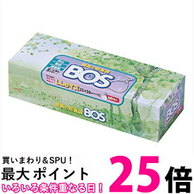 クリロン化成 BOS-2078A BOS 驚異の防臭袋 ボス 大人用おむつ うんち処理袋 LLサイズ 60枚入 うんち処理袋 ホワイト 送料無料 【SK02127】