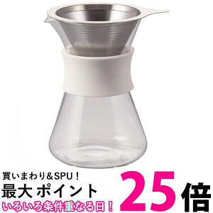 nI S-GCM-40-W Glass Coffee Maker 400ml XeXR[q[tB^[Zbg zCg HARIO  ySK04627z