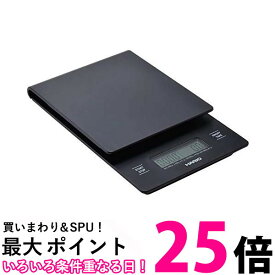 ハリオ VSTN-2000B V60 ドリップスケール ブラック HARIO コーヒー 珈琲 抽出 計測 時間 送料無料 【SK05320】