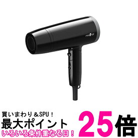 モッズヘア MHD-1222-K スタイリッシュ マイナスイオンヘアードライヤー ブラック mod's hair 送料無料 【SK06666】