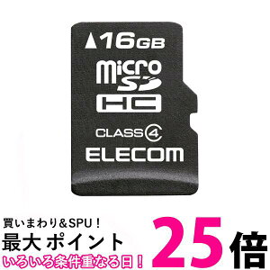 �G���R�� MF-MSD016GC4R microSD 16GB Class4 microSDHC�������[�J�[�h ELECOM �������� �ySK07972�z
