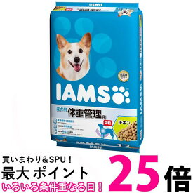 アイムス 成犬用 体重管理用 チキン 中粒 12kg ドッグフード IAMS 送料無料 【SK11147】