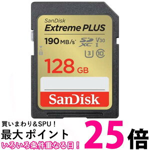 TfBXN GNXg[ vX SDXC UHS-IJ[h 128GB SanDisk  ySK11664z